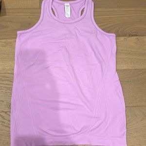 Athleta Girl Purple Tank Top Racer Back Size Mesium 8-10